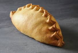 photo of traditional triangular pasty